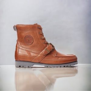 New in box Men’s Polo Ralph Lauren Ranger leather boots $190 retail!